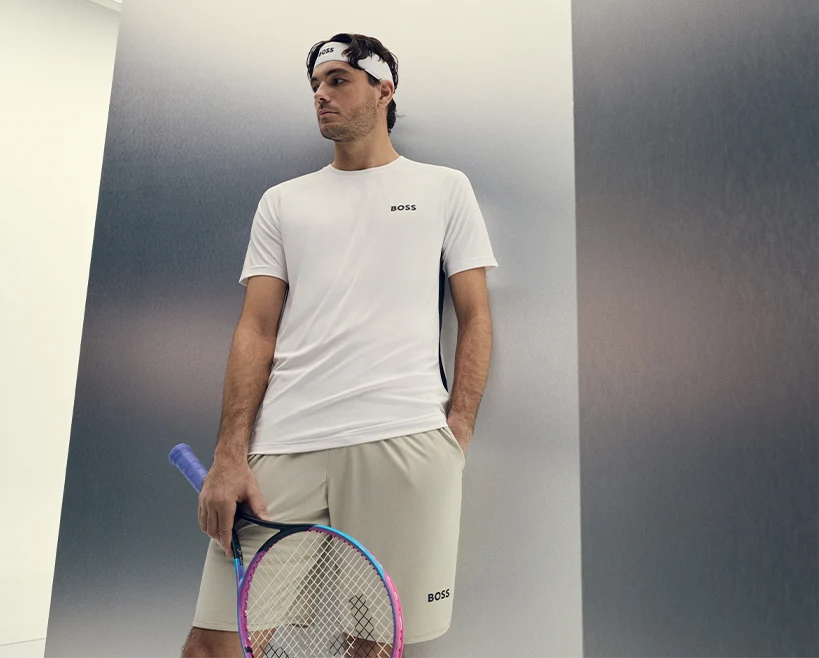 Tennis player Taylor Fritz in BOSS collection (Foto)