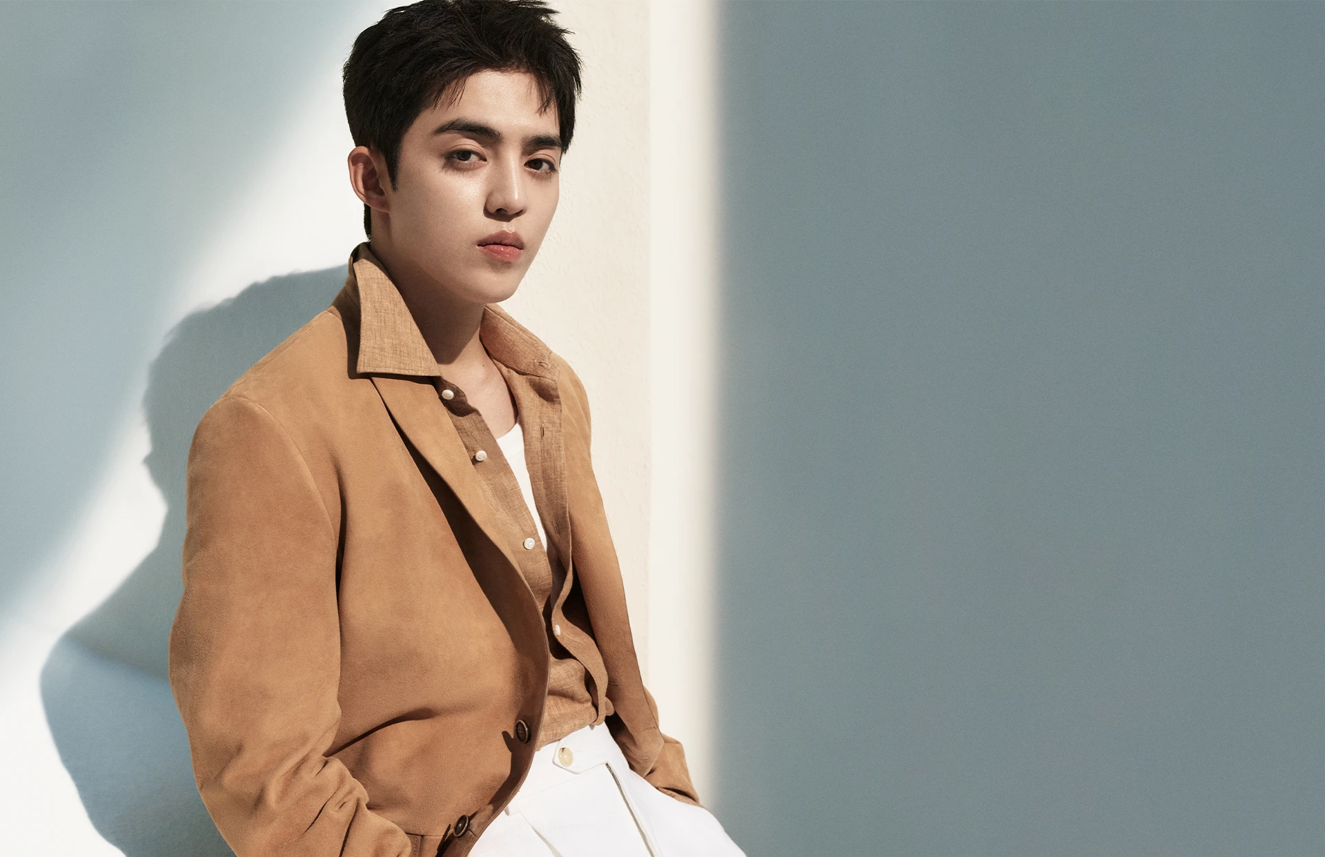 Portrait of S. Coups in brown jacket (photo)